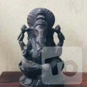Statues of Ganesh - Wood Finished - Online Sri Lanka