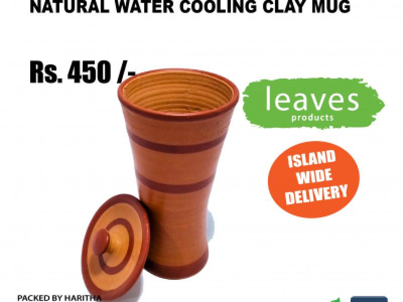 Clay Mugs - Natural water cooling clay mug in Sri Lanka