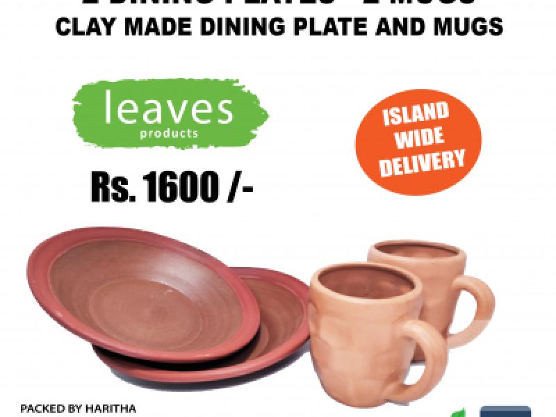 Clay and Potty plates - Oil Absorbing Dining Plates and Clay Mugs - Clay and Potty Products