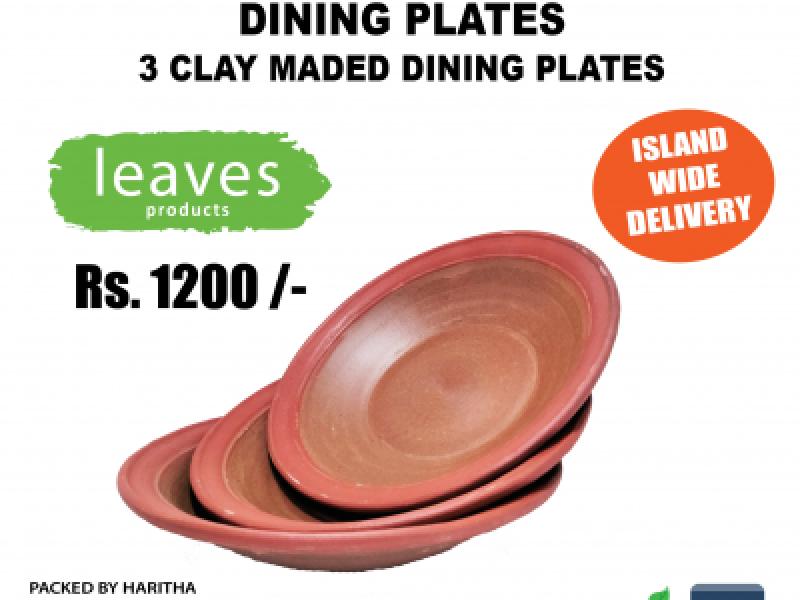 Clay dining plates - Oil Absorbing Clay Plates Sri lanka