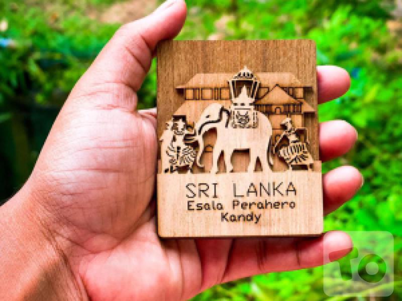 Fridge Magnet - Ceylon Culture and History Related Surface Magnet Art