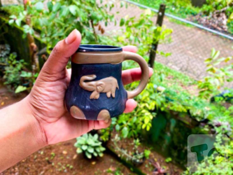 Elephant Foot Mug Sri Lanka