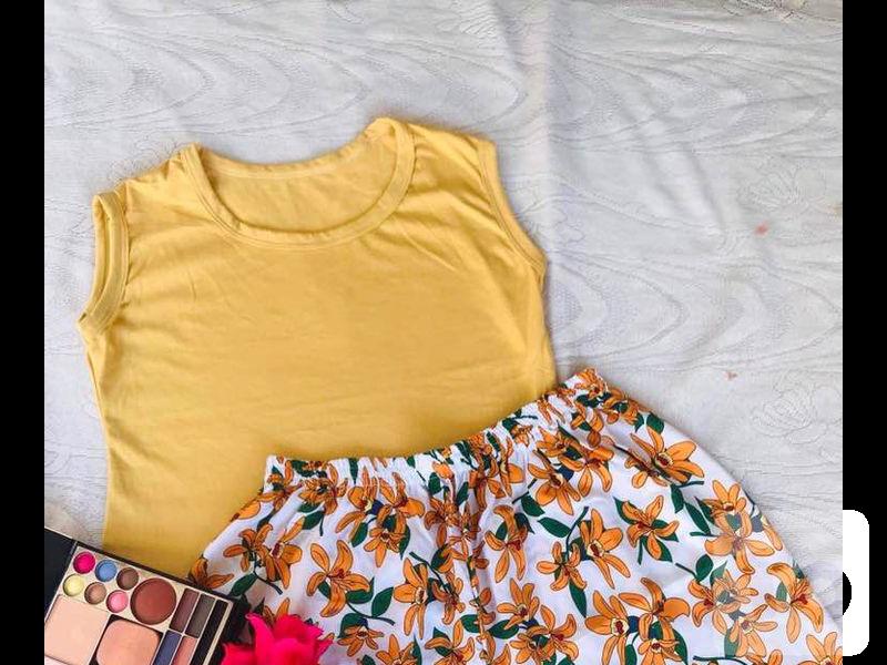 Fully Cotton Women's Short with Skinny Island Wide Delivery