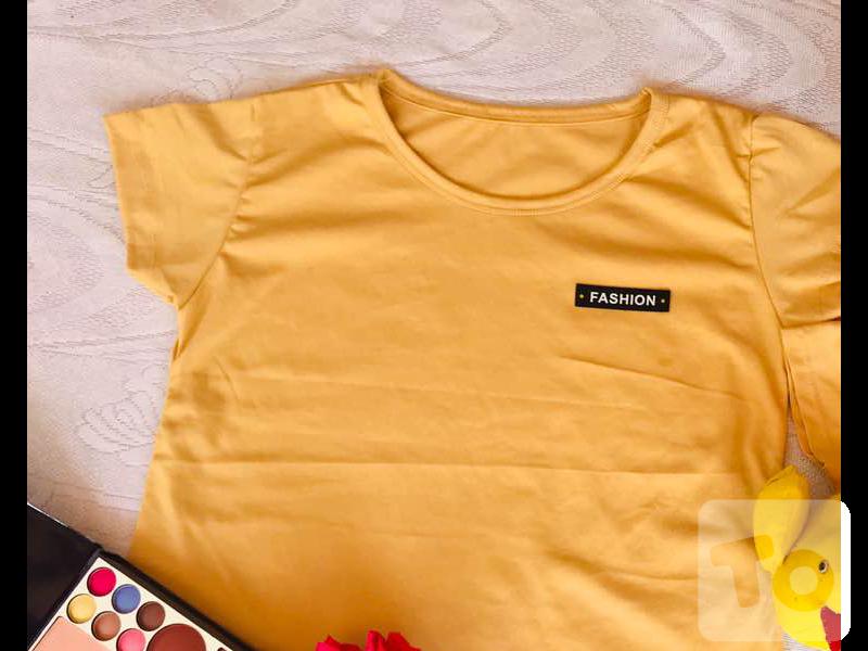 Comfortable single jersey women's t-shirt 100% cotton fabric Online Sri Lanka